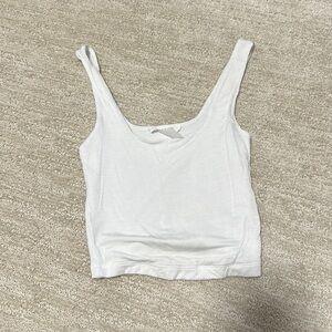 white soft tank